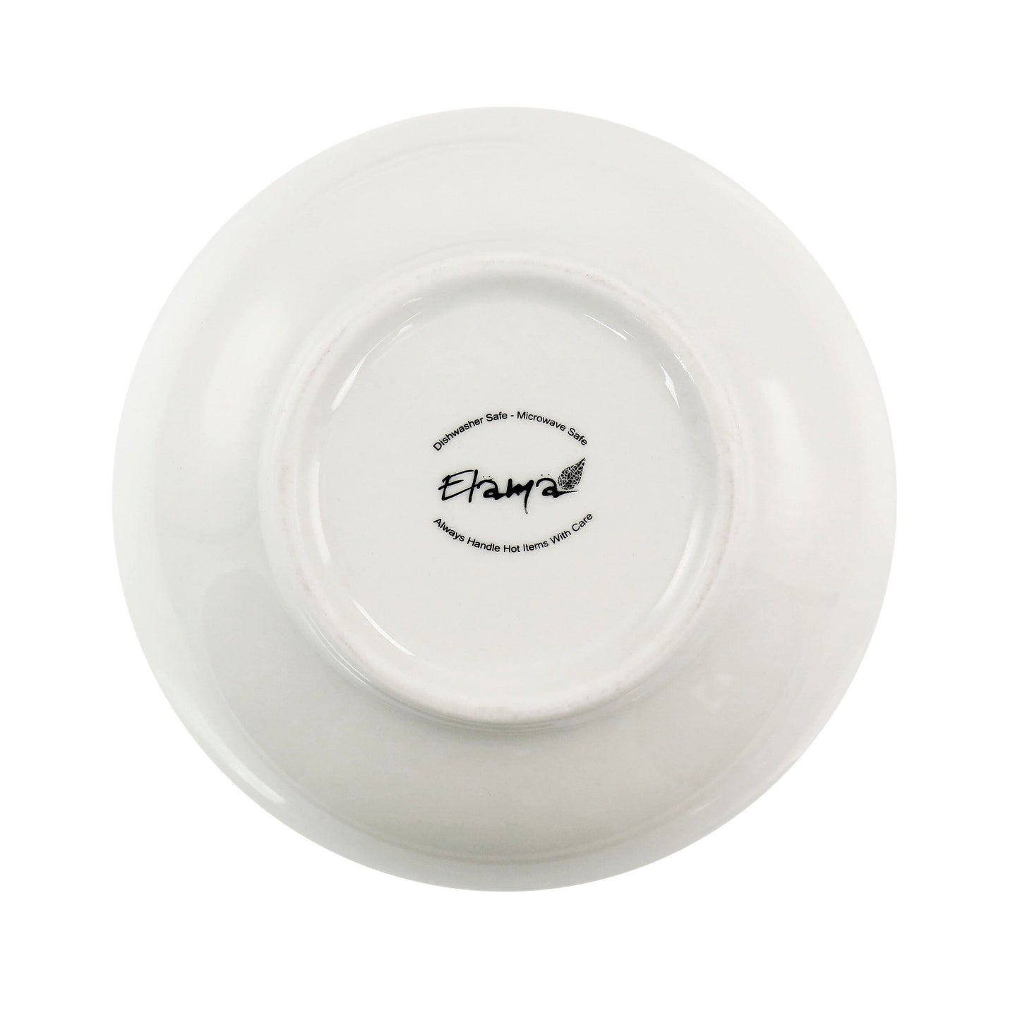 16 Piece Double Bowl Dinnerware Set in Porcelain