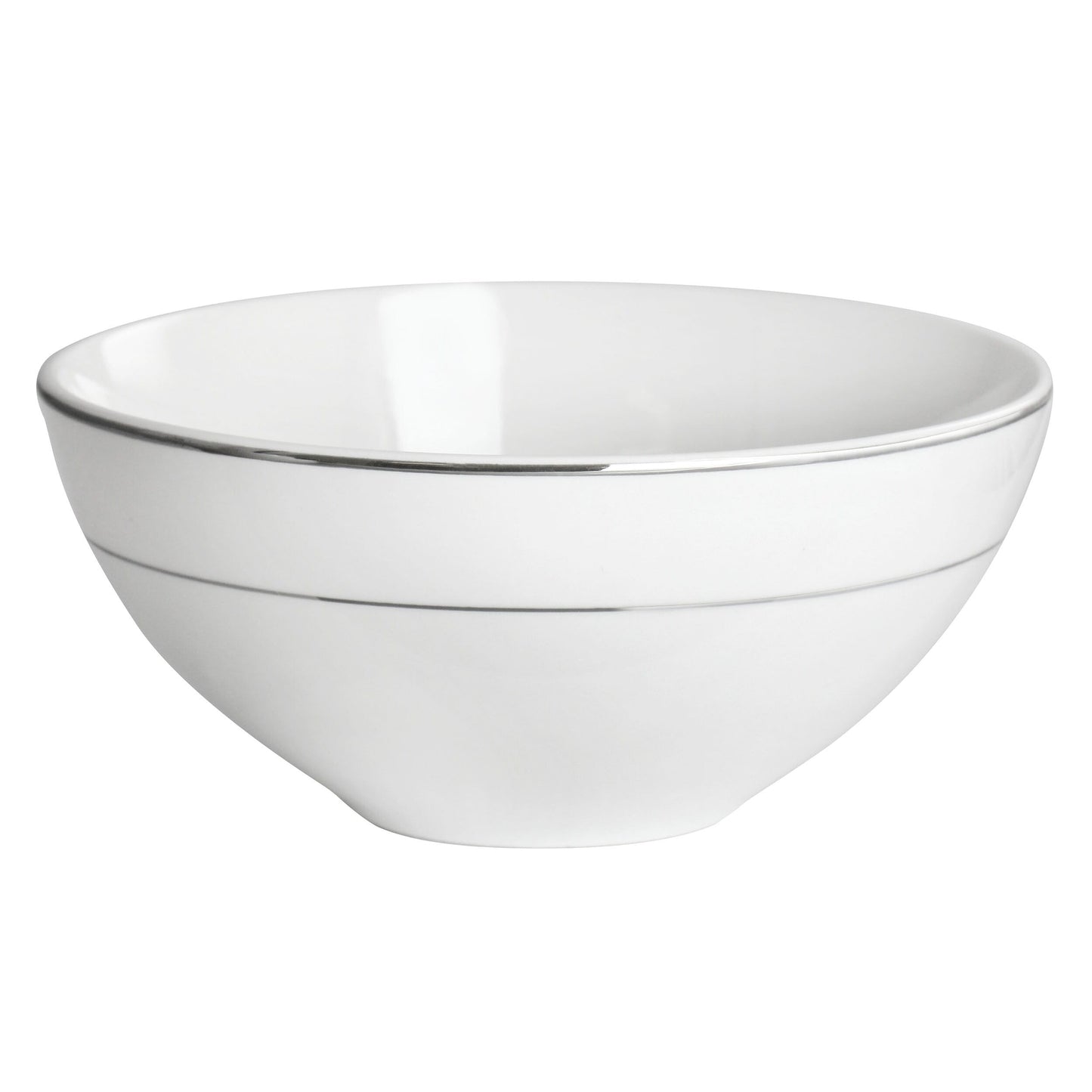 16 Piece Round Porcelain Double Bowl Dinnerware Set