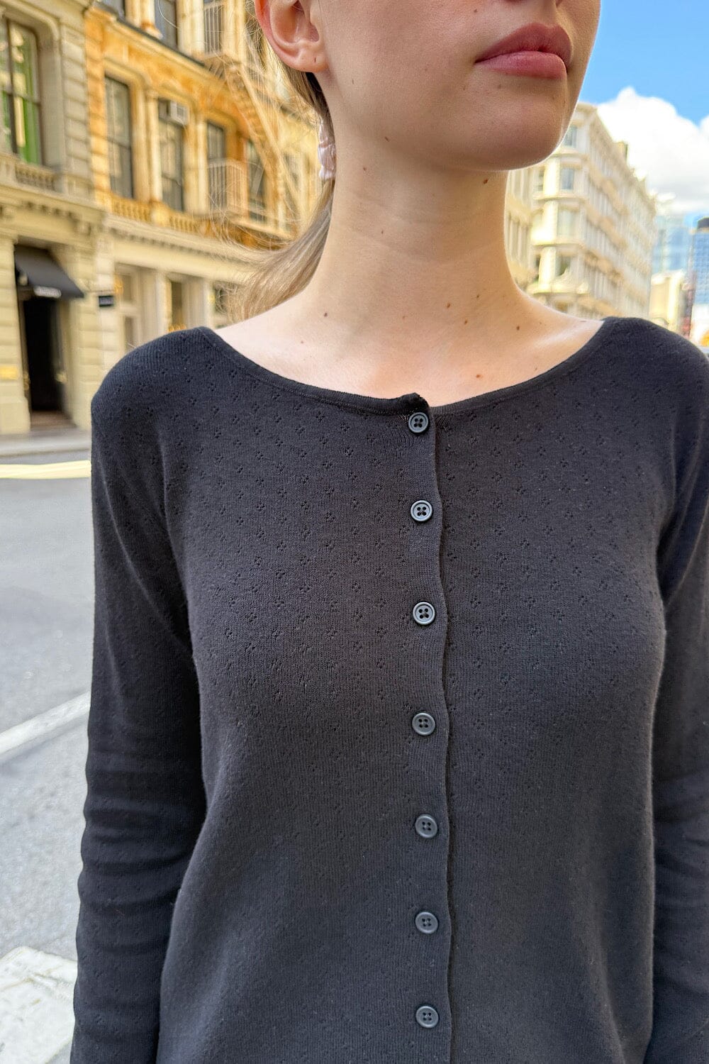 Athelia Eyelet Top