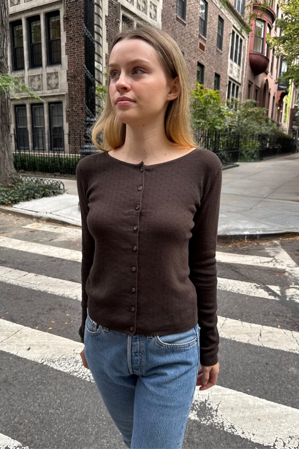 Athelia Eyelet Top