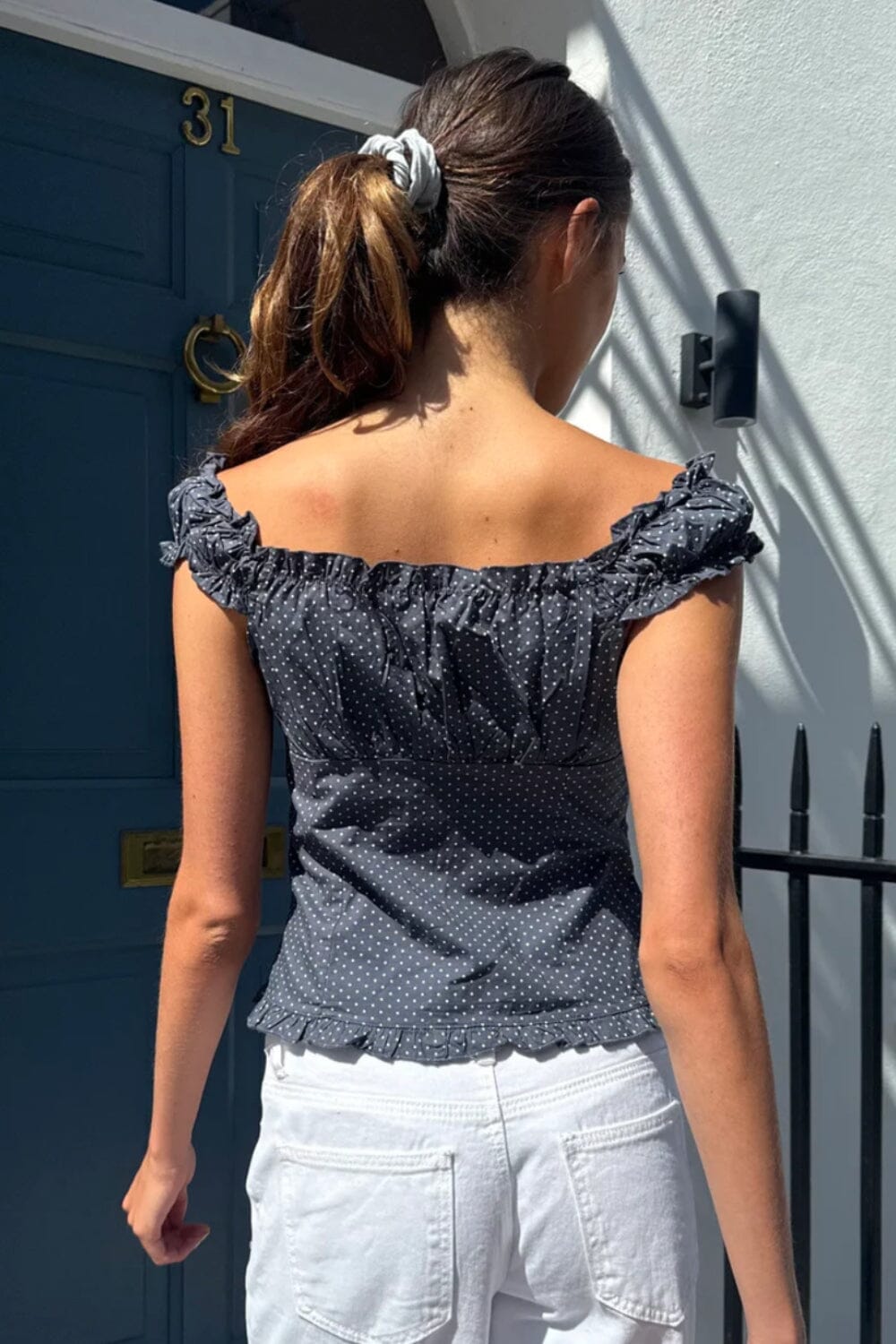 Elena Polka Dot Top