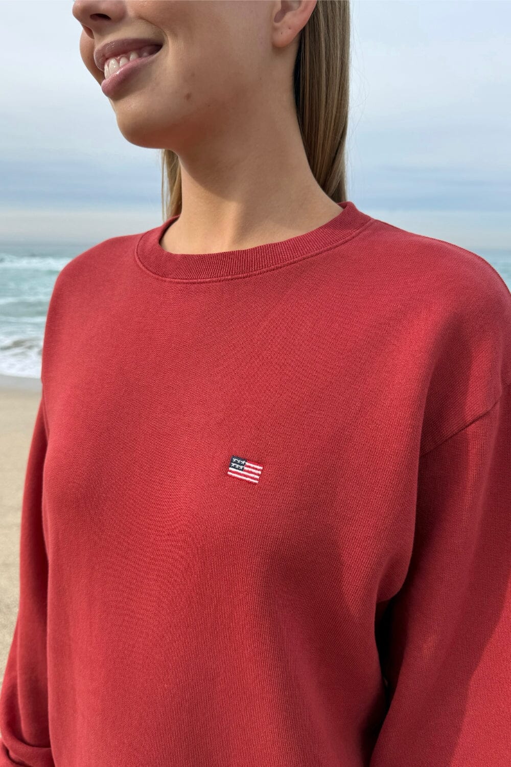 Erica American Flag Sweatshirt
