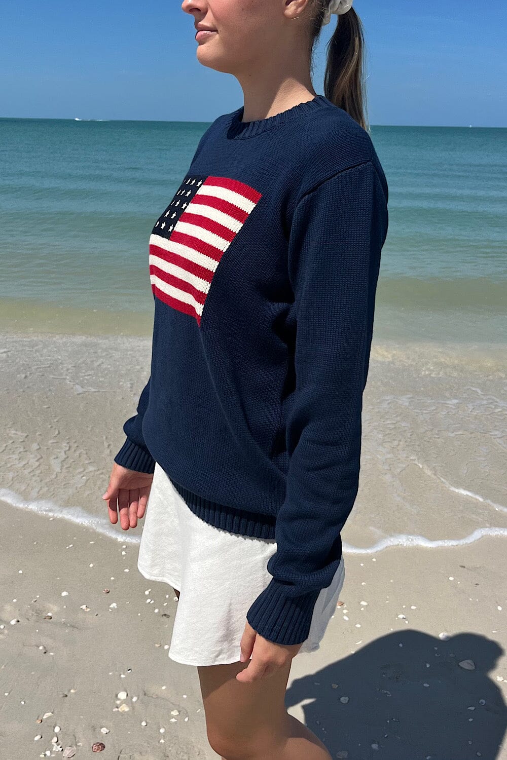 Nico American Flag Sweater
