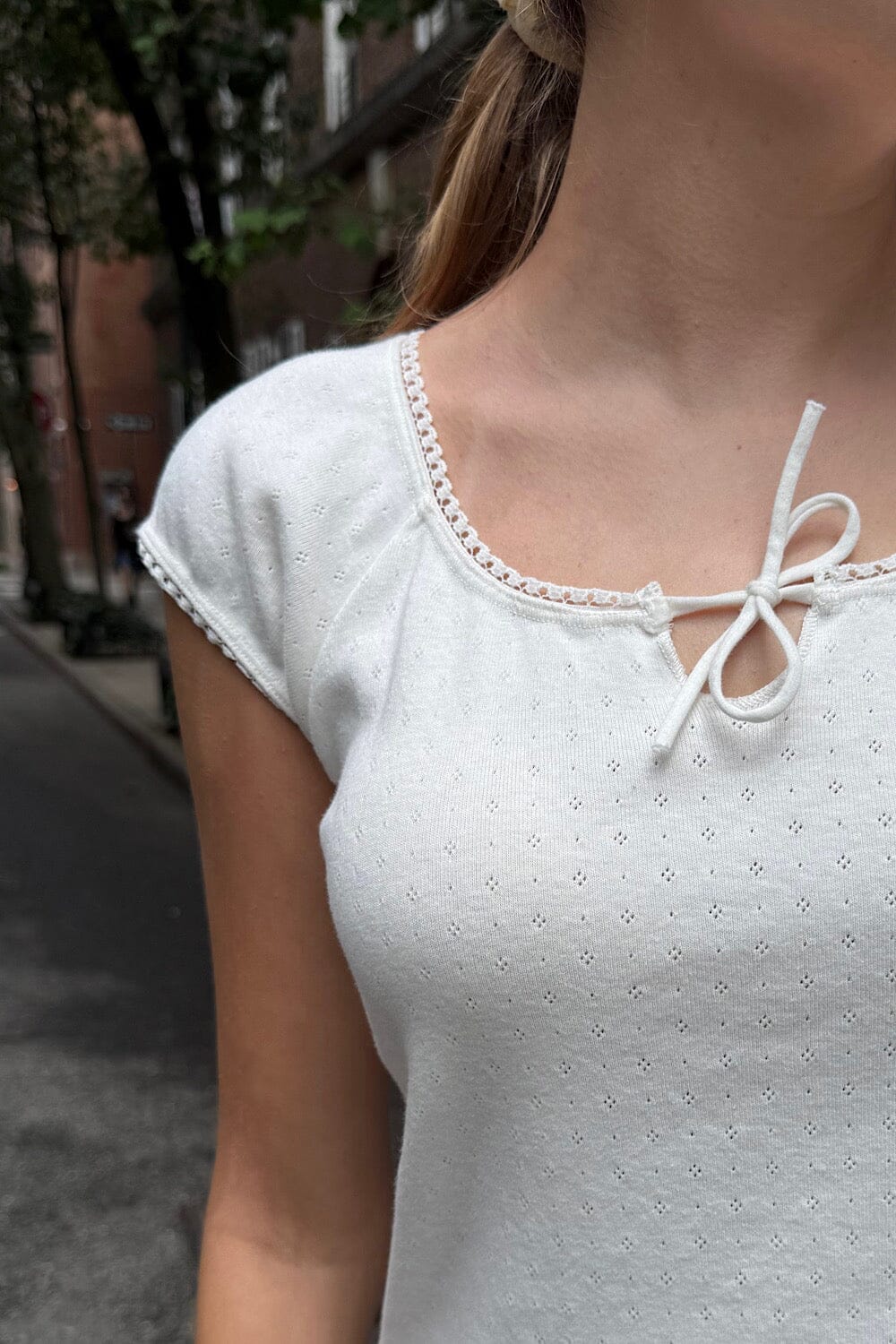 Noa Eyelet Top