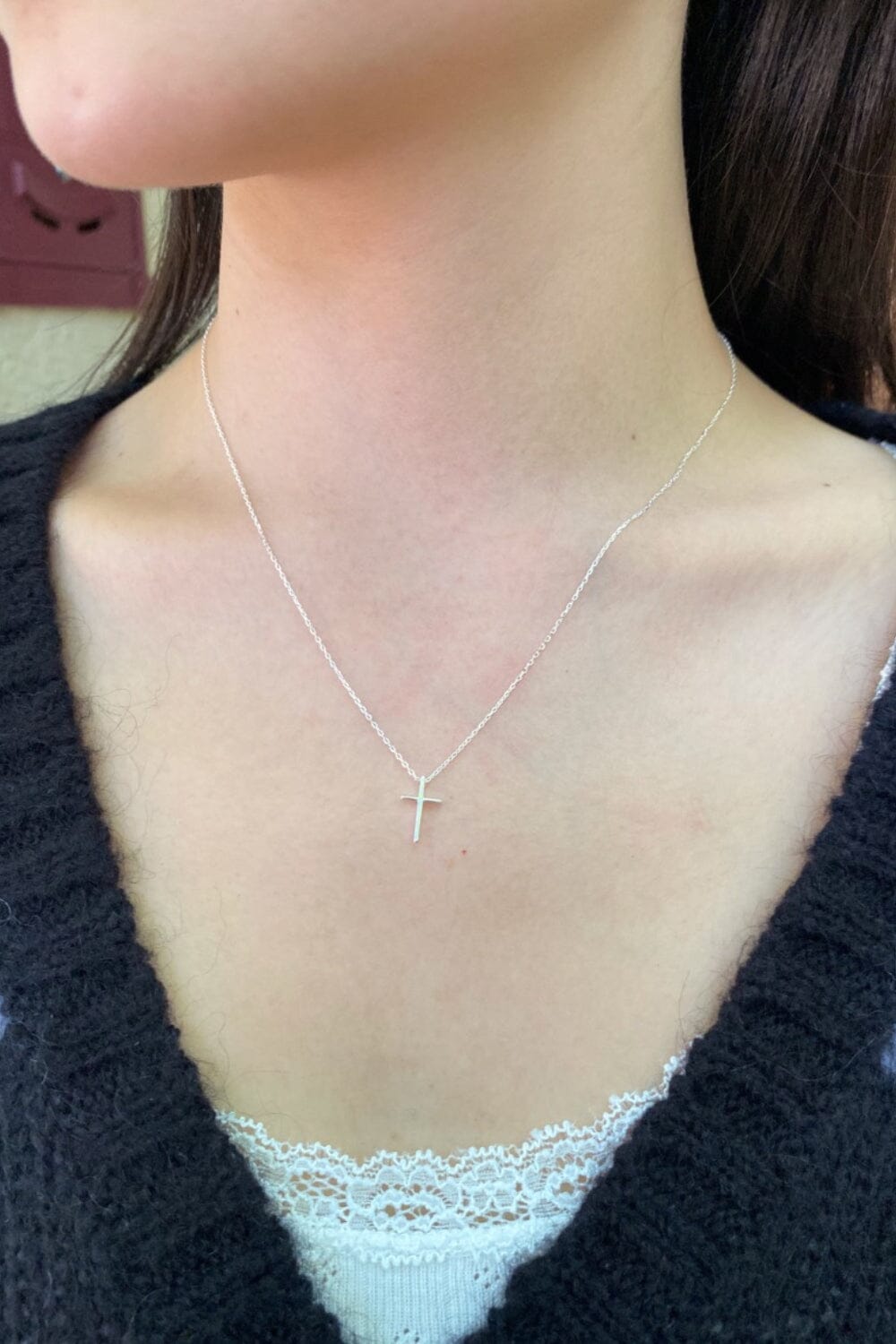 Sterling Silver Cross Necklace