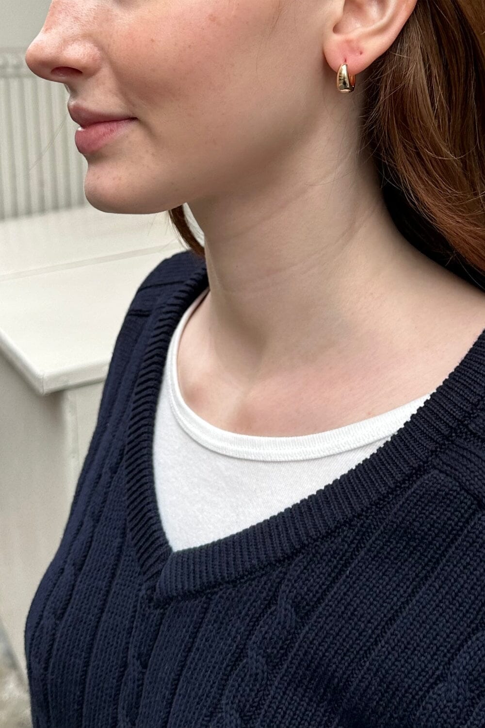 Mini Thick Hoop Earrings