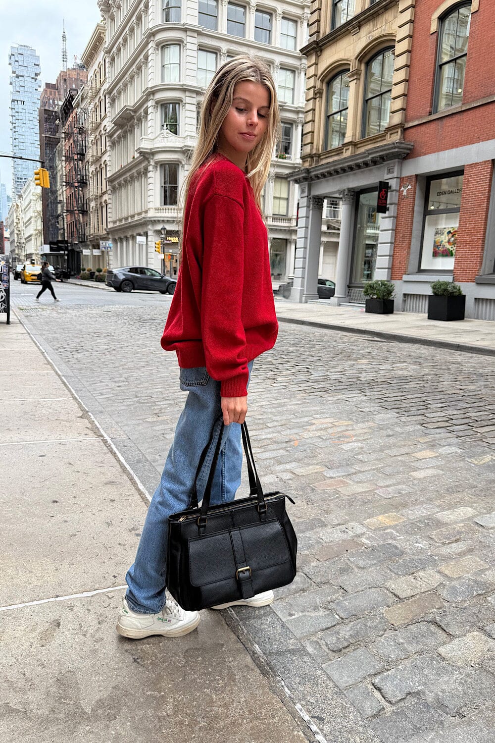 Leather Buckle Bag