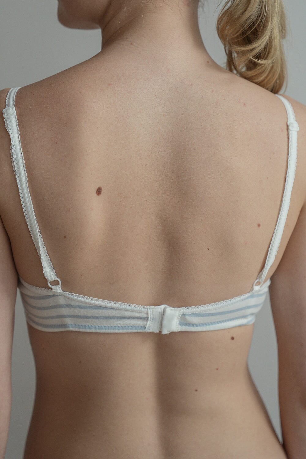 Stripes Lace Bra