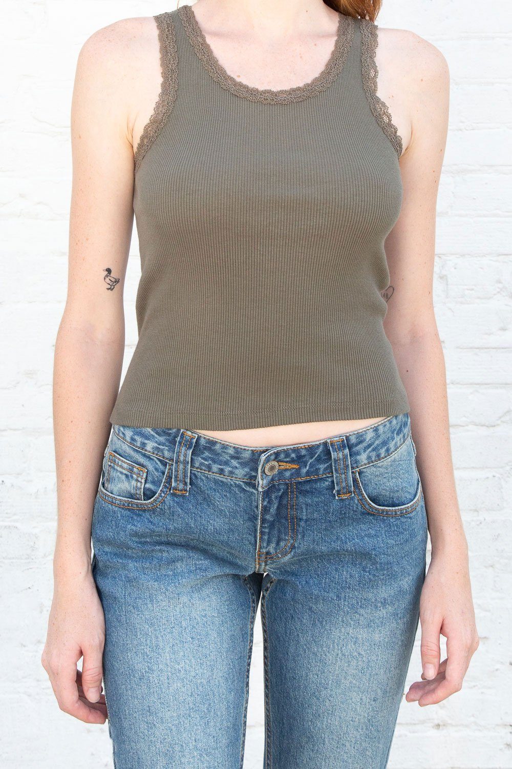 Ronnie Rib Lace Tank