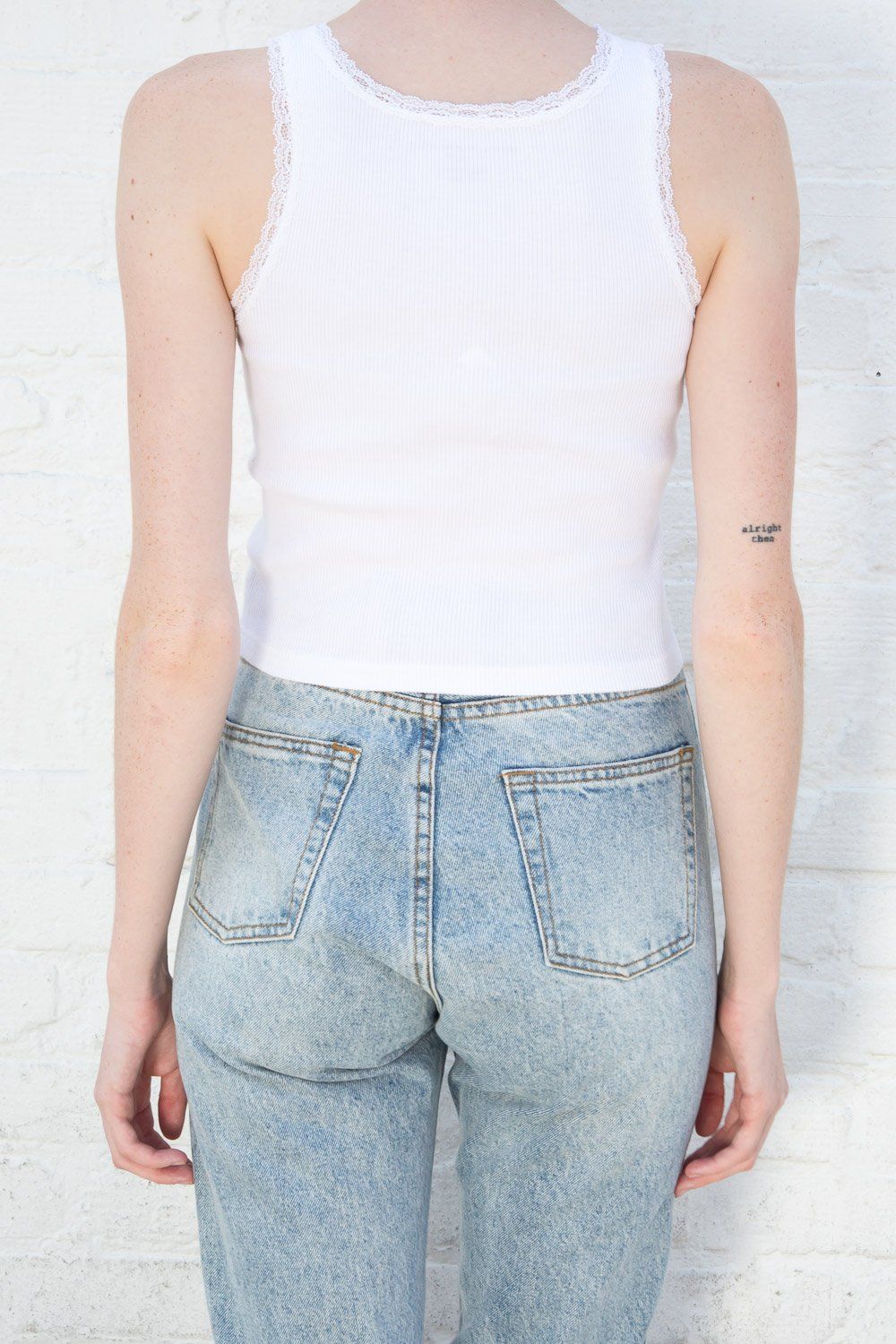 Ronnie Rib Lace Tank