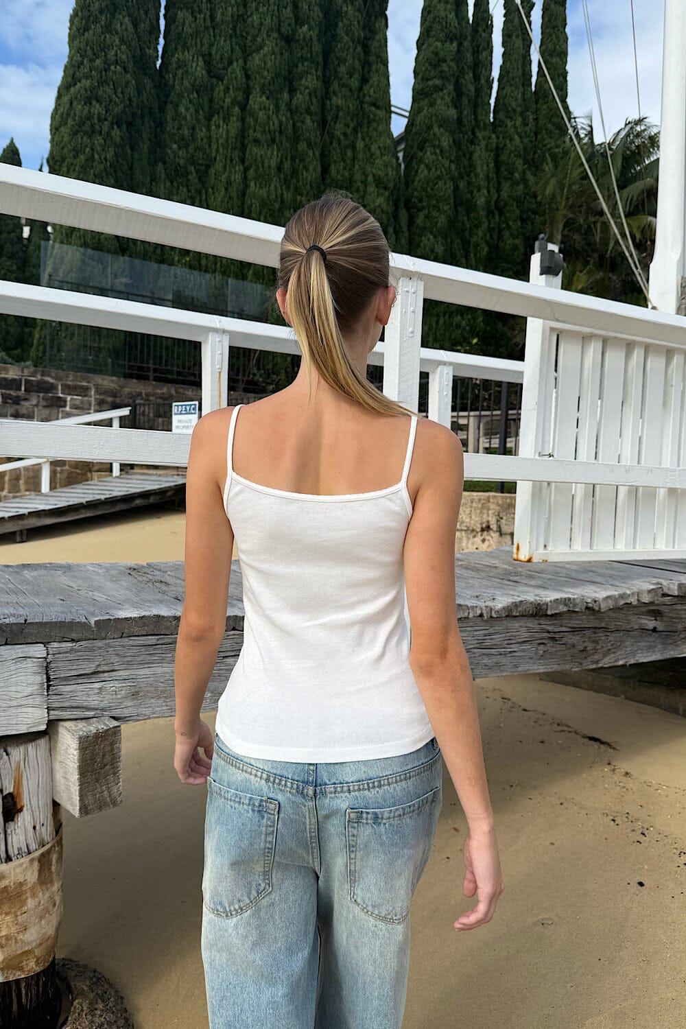 Skylar Kittens Scalloped Tank
