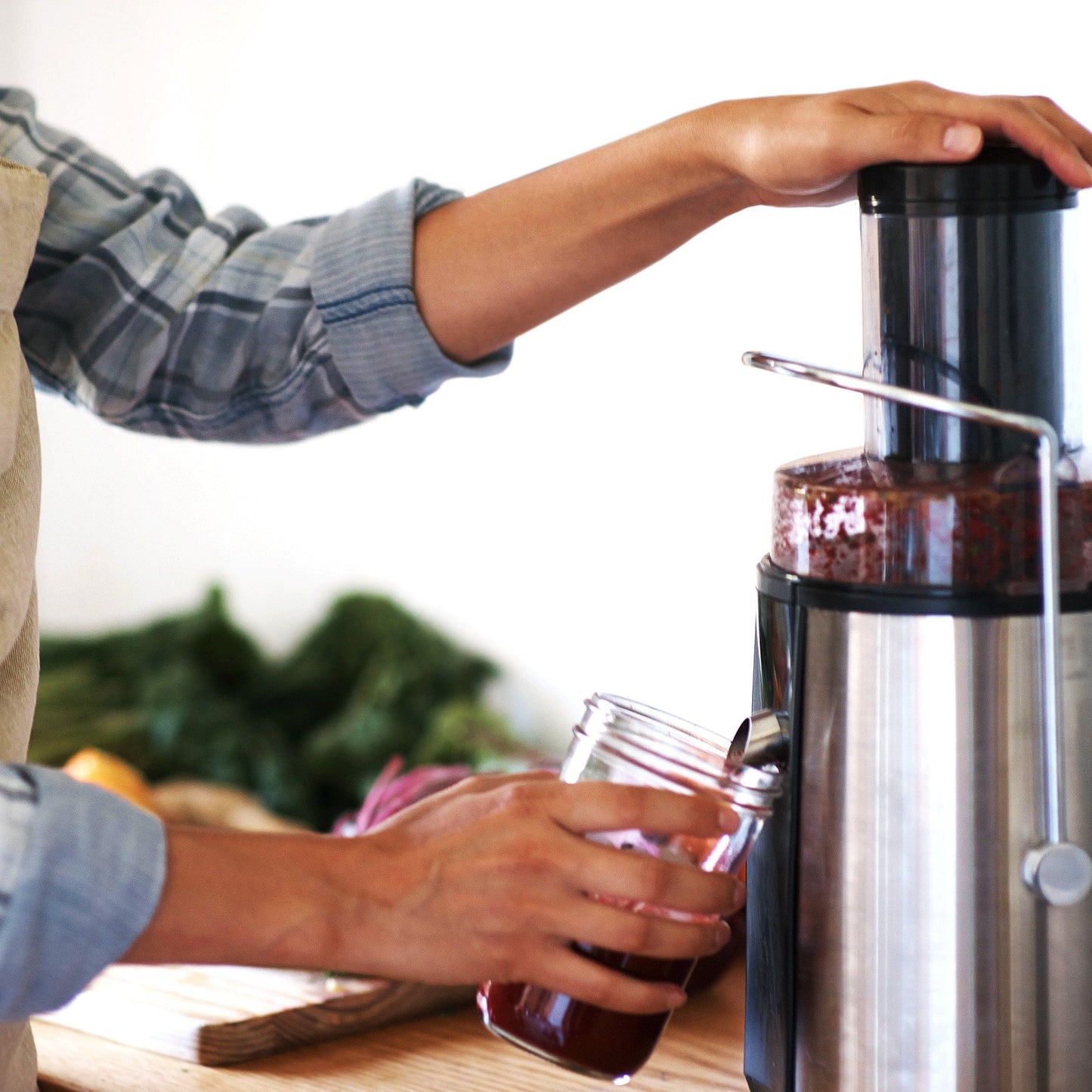 Wide Mouth Stainless Steel 2 Speed Centrifugal Juicer
