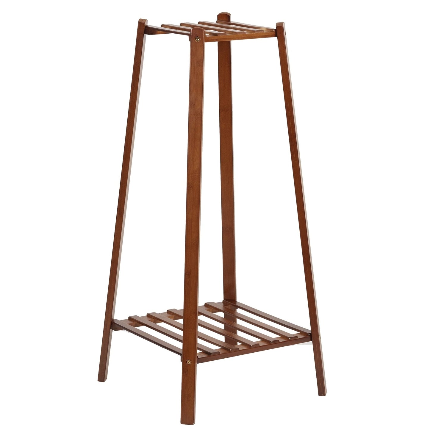 Wooden Flower Stand Plant Frame Balcony Multi-Tier Potted Shelving