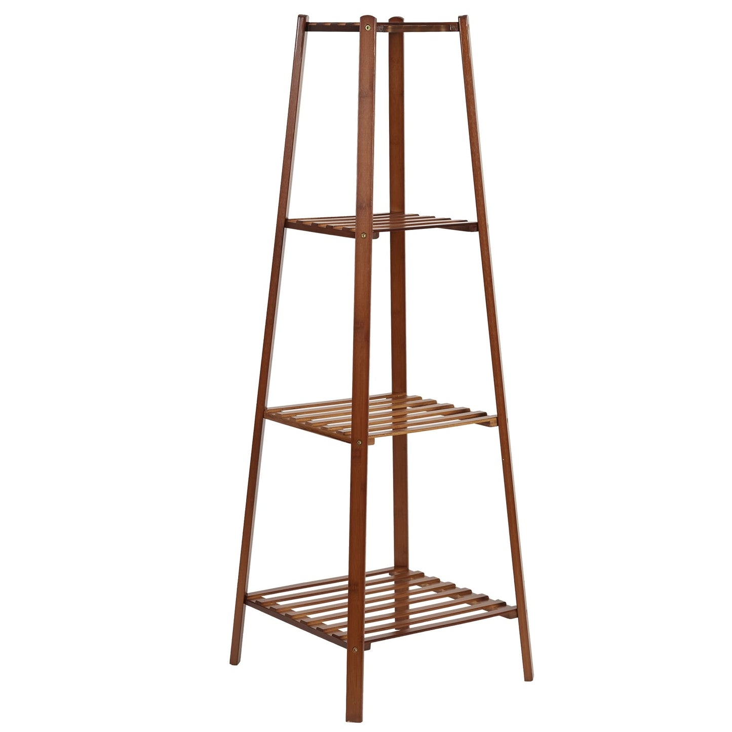 Wooden Flower Stand Plant Frame Balcony Multi-Tier Potted Shelving