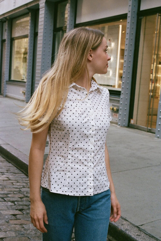 Teagan Polka Dots Top