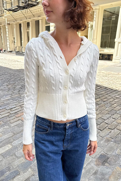 Aura Cable Knit Cardigan