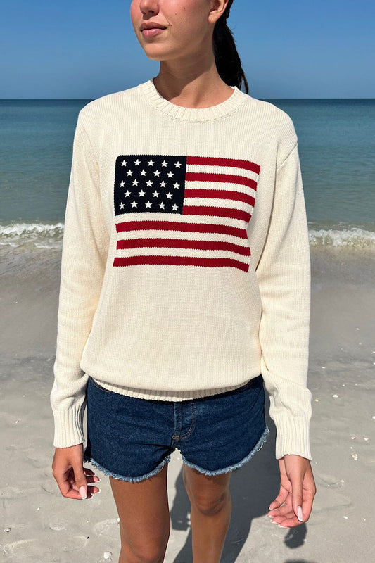 Nico American Flag Sweater