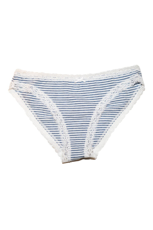 Stripe Scallop Bow Underwear