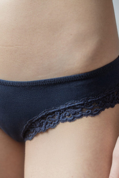 Navy Blue Lace Underwear