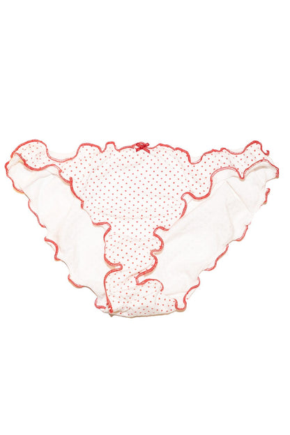 Polka Dots Scallop Bow Underwear