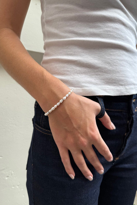 Pearl And Gold Bracelet