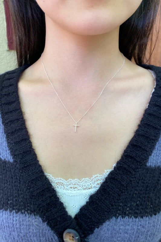 Sterling Silver Cross Necklace