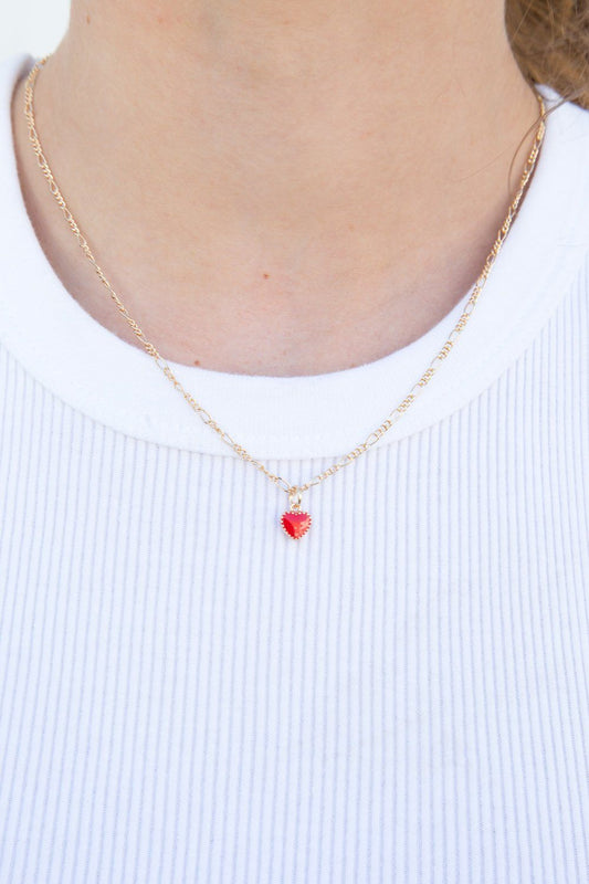 Red Heart Necklace