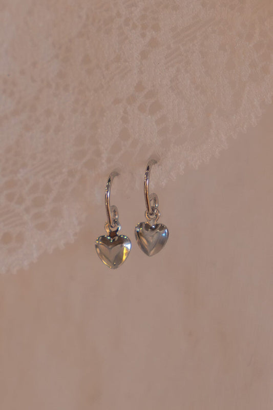 Heart Charm Earrings