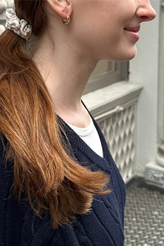 Mini Thick Hoop Earrings