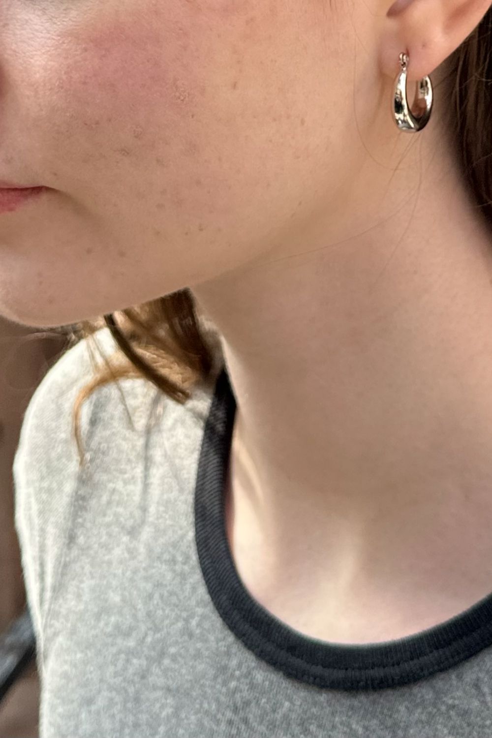 Thick Hoop Earrings