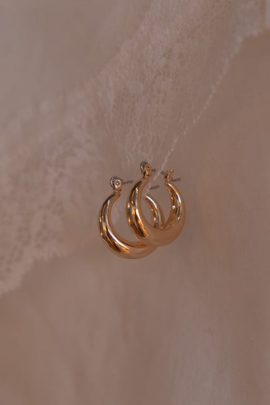 Thick Hoop Earrings