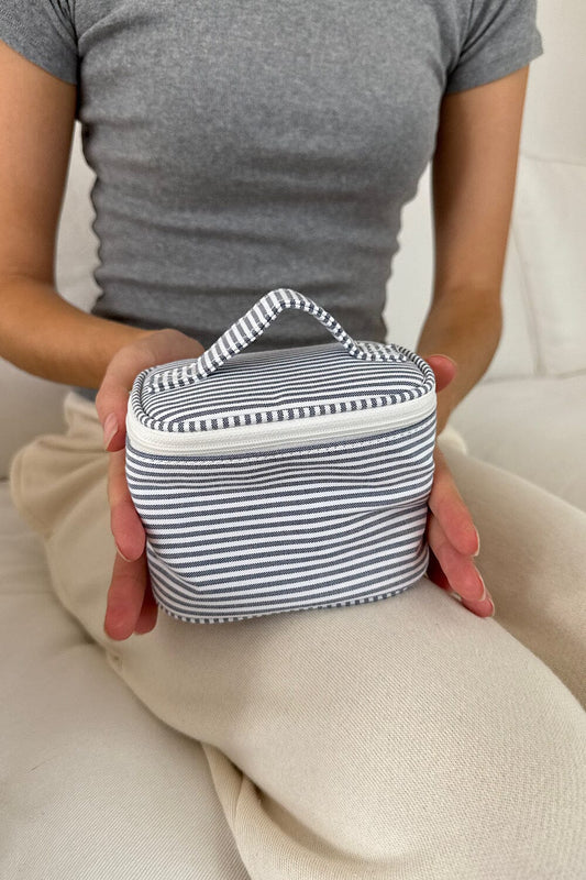 Stripes Makeup Bag