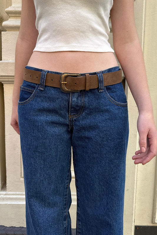 Suede Western Belt