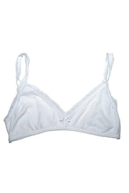 Lace Heart Eyelet Bra