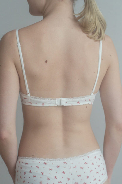 Bows & Heart Lace Bra
