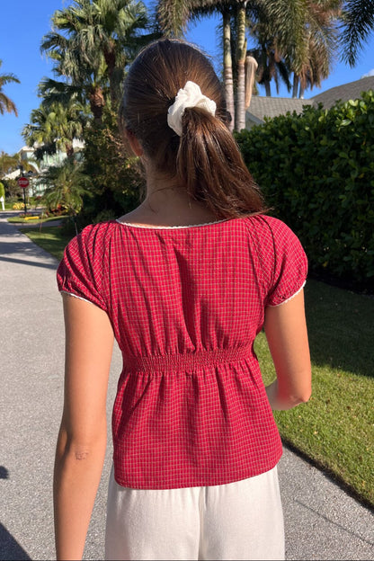 Blair Plaid Top