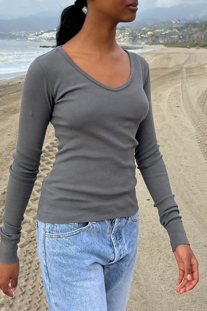 Leah V-Neck Top
