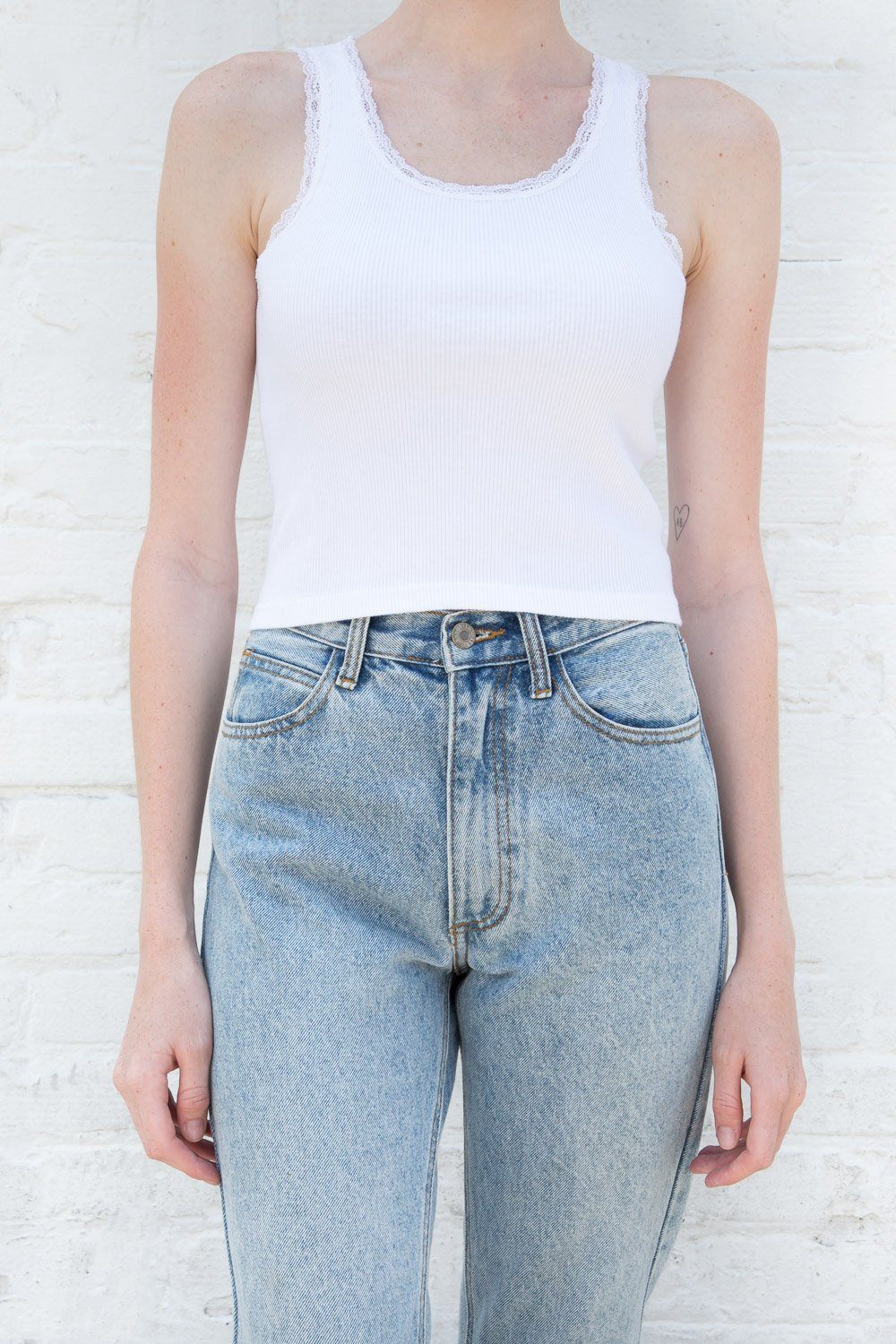 Ronnie Rib Lace Tank