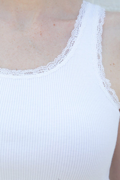 Ronnie Rib Lace Tank