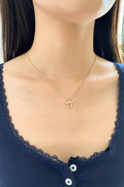 Bow Necklace
