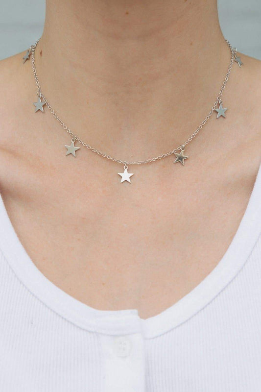 Stars Charm Choker